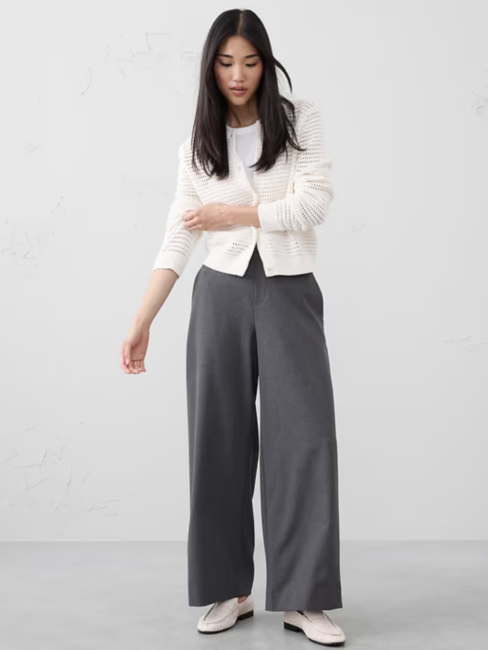 Banana Republic Hayden Wide Leg Trousers